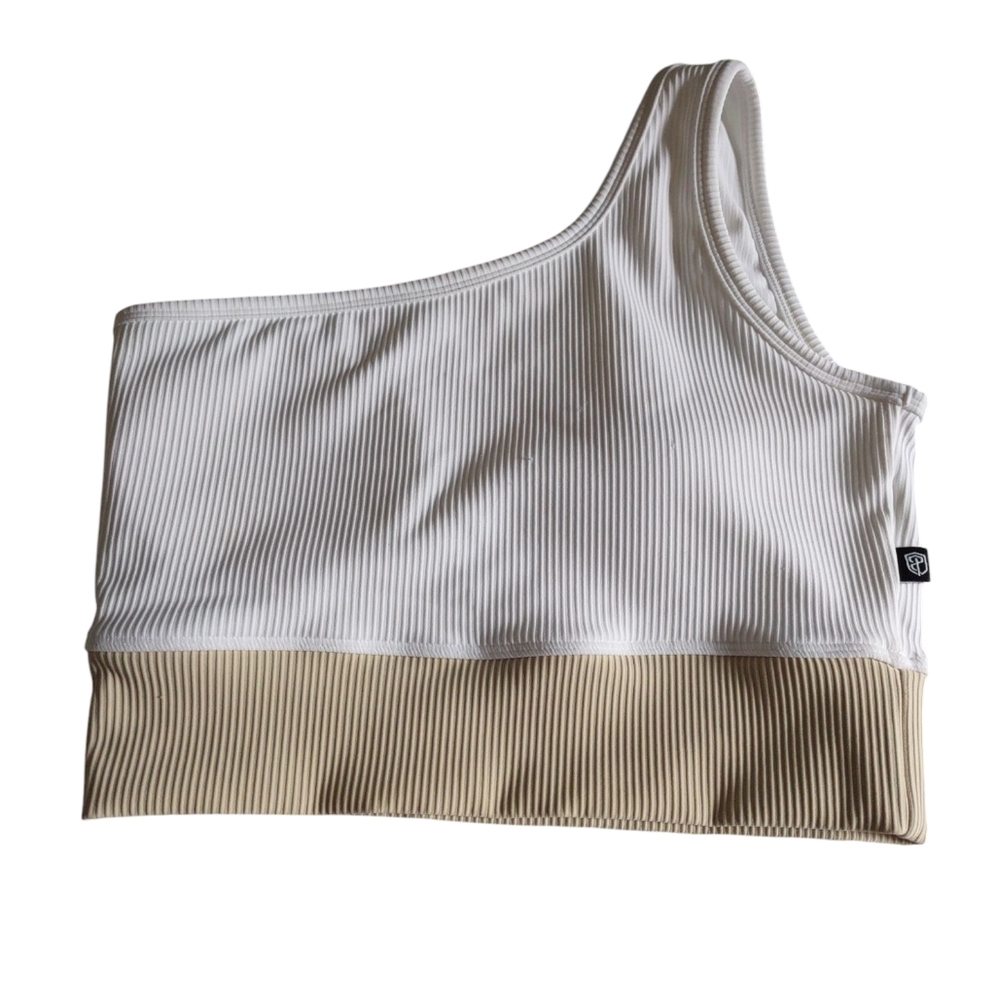 Born Primitive Medium Ribbed One Shoulder Sports Bra